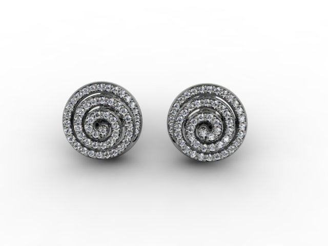puset earring apparel bangle brillant brilliant diamant earing earings earrings gem jewel jewelry pooset printable pusset ruby sapphire 3D print model - Mito3D