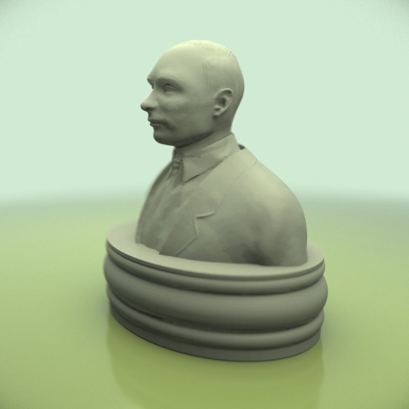 putin estatueta impressão 3D print model - Mito3D