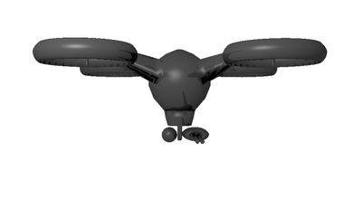 Quadcopter baeva fliegend 3d print model - Mito3D