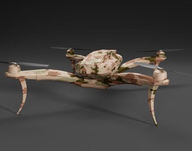 quadrocopter drone camouflage rc camo electronics toy cycles 3d print model - Mito3D