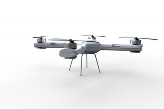 cuadrúpedo cuadricóptero modelo 3d print model - Mito3D