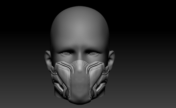quarantine - cosplay mask black panther free 3d print model in clothing 3dexport stl marvel mcu masks zbrush covid covid-19 halloween halloween-mask costume superhero blackpanther blackpanthercivilwar blackpantherhelmet marvelcomics marvelcinematicuniverse movies 3d print model - Mito3D