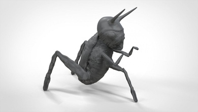 quatermass monstruo animales caníbal fantasía horror insecto escultura personaje criaturas demonio necrófago mutante ciencia ficción Siniestro mal bestia villanos perturbador miedo stl 3d print model - Mito3D