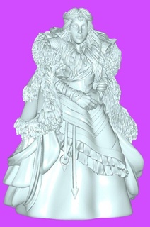 queen woman 3d print model - Mito3D