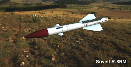 r8 rm missile armée python Obliger explosif tomahawk sidewinder balistique barrage aam patriote militaire air guerre marine fusée bombe 3d print model - Mito3D