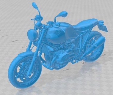 nueve imprimible moto automotor pasatiempo micro escala bicicleta motocicleta 3d print model - Mito3D