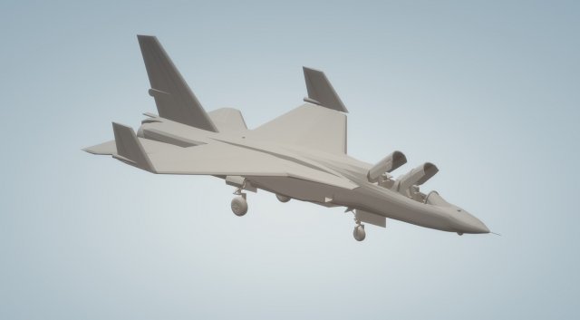 ra5c vigilant canopée ouvert avion jet porte avions marine naval navire 3D print model - Mito3D