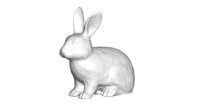 Conejo alivio 3d modelo pared escultura panoo cnc animal cabeza 3D print model - Mito3D