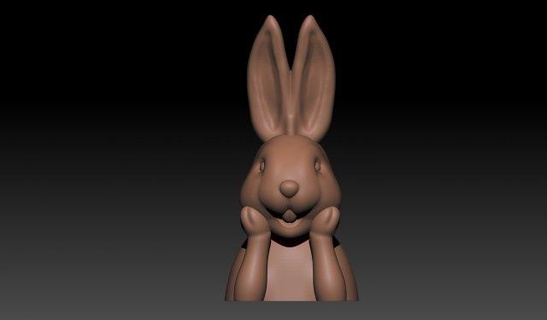 tavşan 3d Yazdır model hayvanlar hayvan heykel şekil yazdırılabilir karakter stl 3d print model - Mito3D