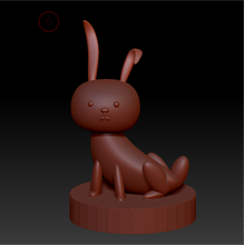 Kaninchen addict kostenlos Figuren 3d print model - Mito3D