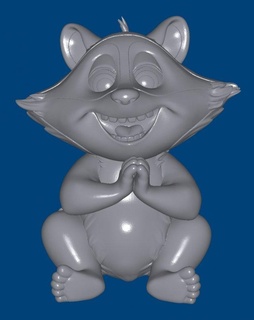 raccoon animals 3d print model - Mito3D