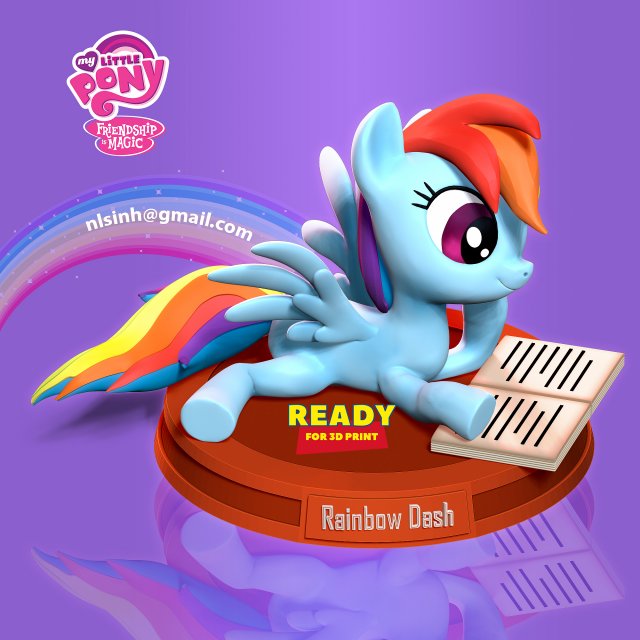 rainbow dash pony horse 3