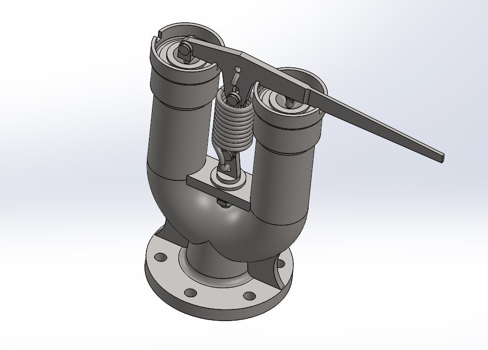 ramsbottom válvula de seguridad la ingeniería 3D print model - Mito3D
