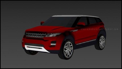 range rover evoque2012low poly 3d model in suv 3dexport rangeroverevoque lowpoly gamemodels car 3dsmax vray obj exterior carmodel 3d print model - Mito3D