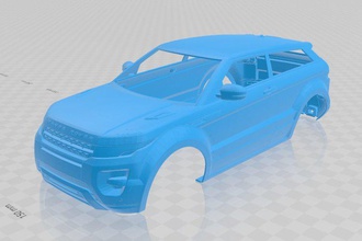angebot rover evoque druckbar körper wagen 3d drucken modell automobil 3dexport slot scalextric tamiya rc crawler 1 24 32 3d print model - Mito3D
