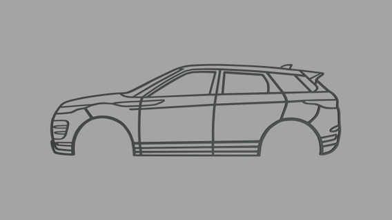 Aralık gezici evok duvar siluet Range Rover suv parşömen dekorasyon stil araba spor işaret 2d logo süs dekoru iç Sanat deko Almanya araç 3d print model - Mito3D