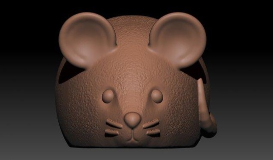 sıçan 3d Yazdır model hayvanlar hayvan karakter heykel şekil yazdırılabilir 3d print model - Mito3D