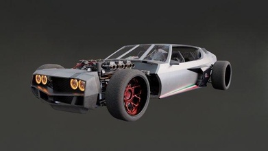 sıçan rod lamborghini Espada araba çubuğu sıcak çubuk 3d pbr kas Musclecar muscle car Sıcak kamış oyun 3d print model - Mito3D