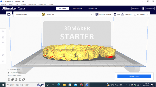 çıngıraklı yılan 3d Yazdır model figürinler hayvan Figura toplama 3D print model - Mito3D