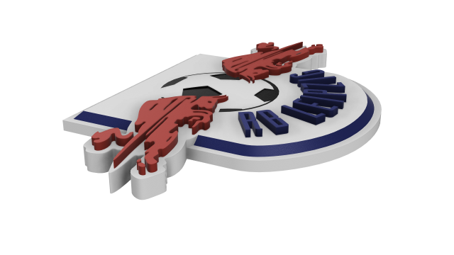 rb leipzig pared emblema 3d impresión modelo in señales logos 3dexport fútbol bundesliga alemania firmar imprimible stl expediente logo 3D print model - Mito3D