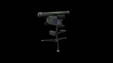 rbs 70 anti-aircraft missile low-poly 3d model in rocket launchers 3dexport technology science equipment military antiaircraft defense system missilesystem warfare war sam forces army launcher ballistic industry people rocketry 3d print model - Mito3D
