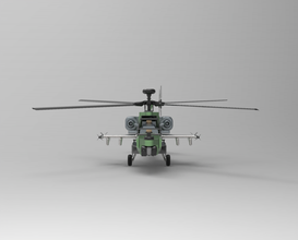 rc apaçi saldırı helikopter tasarım model izlemek video 3d yazdır in robotik 3dexport uçak gemisi doku poli detaylı askeri ordu mücadele dövüşçü modern hazır kokpit 3d print model - Mito3D