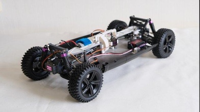rc car chassis 3d print model in automotive 3dexport rccarchassis discoveryrc remotelockingdifferential landrover rcmodel rccar 3dprintedchassis independent suspension traxxas tamiya offroad crawler trophy land rover remotecontrol disco 3d print model - Mito3D