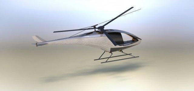 rc helicóptero 3d print model - Mito3D