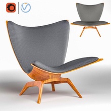 lecteur fauteuil libre 3d modèle in chaise 3dexport 3dmodel 3dsmax vray couronne merveilleux designer 3d print model - Mito3D