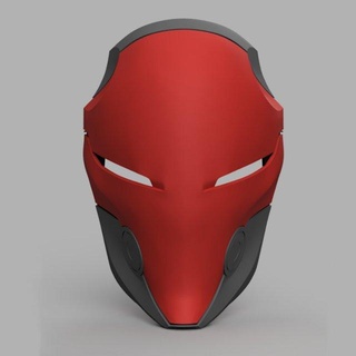 red hood cyborg ninja helmet ready print robotics redhood batman robin dc-comics hobby diy cosplay red-hood justice-league armor 3d model miniatures figurines game 3d print model - Mito3D