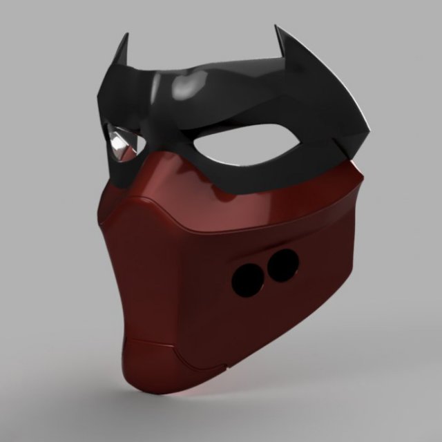 kırmızı başlık haydut kask hazır Yazdır robotik batman Robin dc comics hobi kendin yap yarı robot ninja Kostüm oyunu red hood justice league zırh 3d model minyatürler figürinler 3D print model - Mito3D