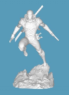 red ronin man 3d print model - Mito3D