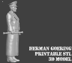 reichsfeldmarschall hermann andare cappotto 3d stampabile stl file stampa modello in uomo 3dexport verde nazista 3ds ww2 3d print model - Mito3D