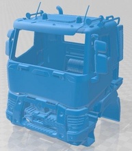 renault k 430 printable cabin truck 3d print model in automotive 3dexport slot scalextric tamiya rc miniz hobby micro 3d print model - Mito3D