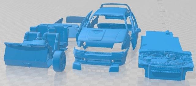 renault clio Williams imprimível carro automotivo fenda escalextrico Tamiya rc miniz passatempo micro 3d print model - Mito3D