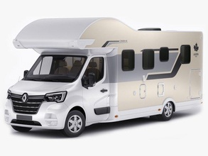renault maestro camper acero canada ae 3d modello in autobus 3dexport semi integrated caravan vagabondo viaggio veicolo mobile dettagliata miscelatore realistico rv 3d print model - Mito3D