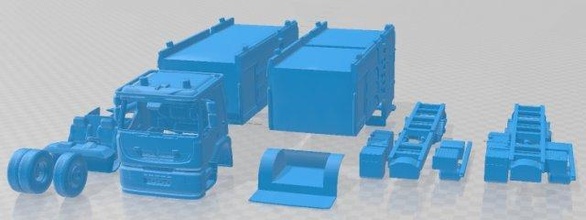 renault premium lander fire 2011 printable truck slot scalextric tamiya rc miniz hobby micro 3d print model - Mito3D