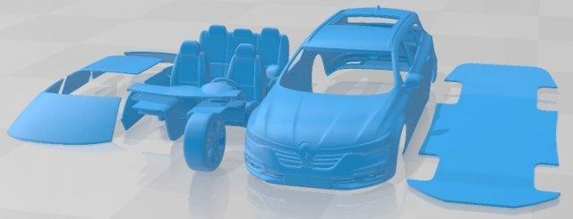 renault talisman estate 2020 printable car automotive slot scalextric tamiya rc miniz hobby micro diecast 3d print model - Mito3D