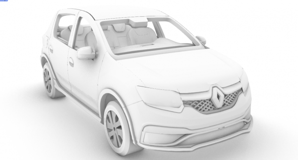 renut stepway sandero automotive 3d print model - Mito3D