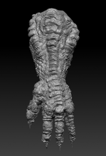reptil monster hand 3d modello fantasy 3d print model - Mito3D