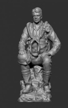 Rettung Bergmann Retter Minenarbeiter paramilitärisch Bergbau Kommandant Statue Bildhauerei Figuren Kunst formt Charakter Skulptur Miniaturen 3d print model - Mito3D
