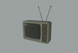 Old TV - 3D Model by sanchiesp