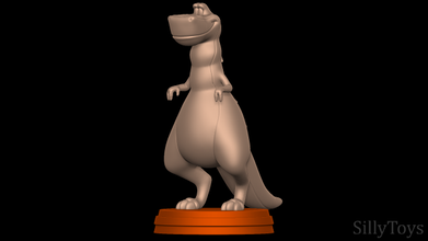 rex dinosaures récit débile pesé Elsa dinosaure reptile impression dragon Masculin femelle cornes ailes 3d print model - Mito3D