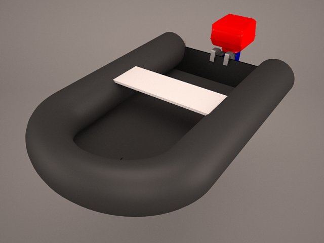 rippe tierkreis boot 3d modell boote 3dexport aufblasbar sar rettung düster männlich person pilot treiber starr schnell kunst schlauchboot 3D print model - Mito3D