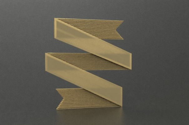 kurdele 3d yazdır model in işaretler logolar 3dexport ödül dekoratif madalya altın kazanan rozet yuvarlak hediye kutu paket ayarlamak kurdeleler tasarım folded ribbon flat afiş vintage 3d print model - Mito3D