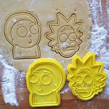 rick morty cookie cutters pack 3d print model in kitchen dining 3dexport cutter kithen cooking simple support 3d print model - Mito3D