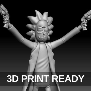 rick Sanchez Morty figürinler 3d print model - Mito3D