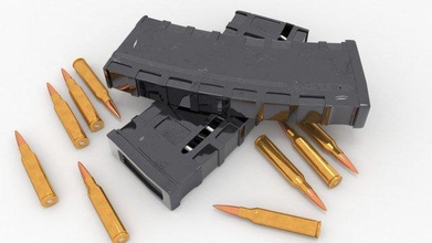 tüfek dergi mermi 3d model in 3dexport magazine fed madde işareti klips gerçekçi oyun hazır pbr 3dsmax ordu zırh assualt game ready birlik 3d print model - Mito3D