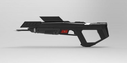 rifle of estrela caminhada picard 2s 3d impressão modelo in 3dexport cosplay réplica imprimível militares 3d print model - Mito3D