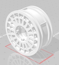 cerchio lancia integrale rc 1 10 scala tamiya raggi x kyosho 3d stampa modello in settore automobilistico 3dexport rally ruota compensare 3d print model - Mito3D
